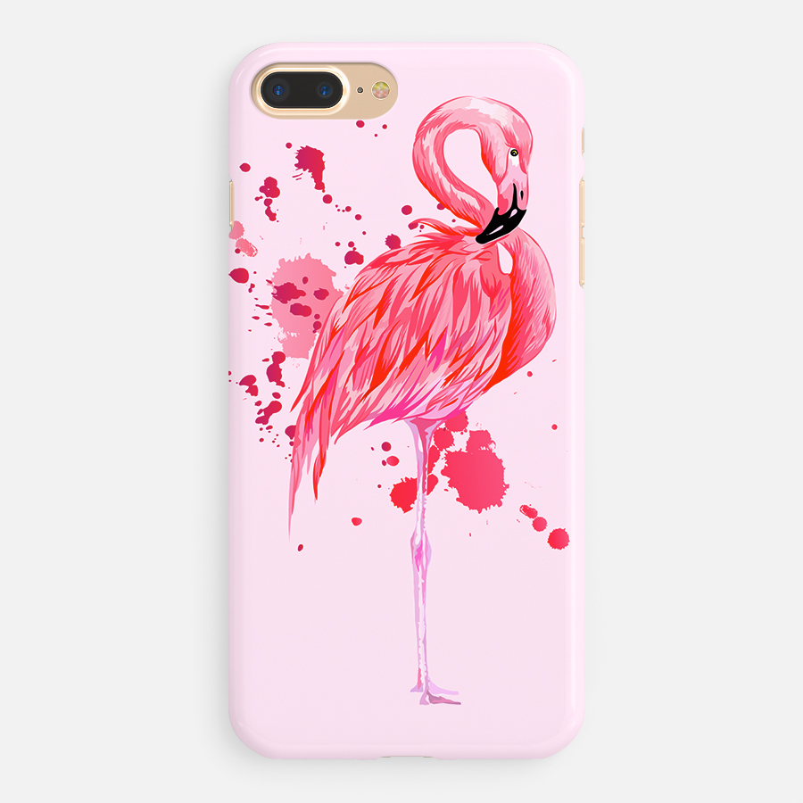 Чехол для телефона Розовый фламинго